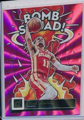 Trae Young [Pink Laser] Basketball Cards 2022 Panini Donruss Bomb Squad Prices