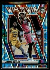 Jimmy Butler [Reactive Blue] #4 Basketball Cards 2020 Panini Mosaic Will to Win Prices