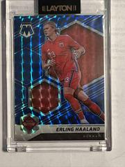 Erling Haaland [Blue Mosaic] Soccer Cards 2021 Panini Mosaic Road to FIFA World Cup Prices