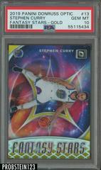 Stephen Curry [Gold] Basketball Cards 2019 Panini Donruss Optic Fantasy Stars Prices