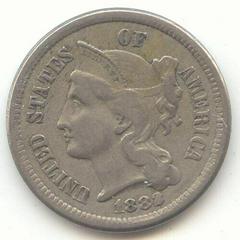1882 Coins Three Cent Nickel Prices