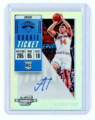 Allonzo Trier [Dribbling Autograph] #119 Basketball Cards 2018 Panini Contenders Optic Prices
