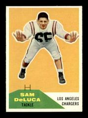 Sam DeLuca #89 Football Cards 1960 Fleer Prices