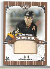 Adam Oates [Platinum] Hockey Cards 2021 Leaf Lumber Game Used Prices