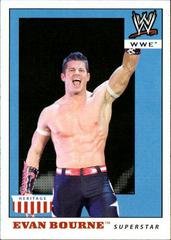 Evan Bourne #16 Wrestling Cards 2008 Topps Heritage IV WWE Prices