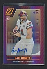 Sam Howell [Autograph Artist Proof Gold] #105 Football Cards 2022 Panini Zenith Prices