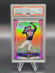 Jadeveon Clowney [Jumping Pink Refractor] #120 Football Cards 2014 Topps Chrome Prices