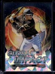 Manny Machado [Atomic] #GI-6 Baseball Cards 2022 Bowman's Best Global Impact Die Cuts Prices