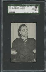 Jacques Locas #81 Hockey Cards 1952 St. Lawrence Sales Prices
