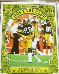 Louis Lipps #16 Football Cards 1986 Topps 1000 Yard Club Prices
