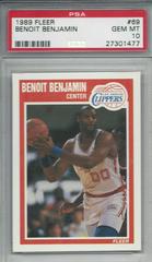 Benoit Benjamin #69 Basketball Cards 1989 Fleer Prices