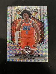 Jalen Williams #17 Basketball Cards 2022 Panini Mosaic Straight Fire Prices