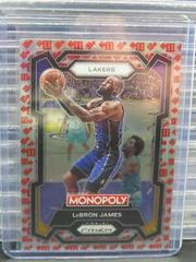 LeBron James [Dice] #40 Basketball Cards 2023 Panini Prizm Monopoly Prices