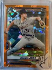 Jackson Jobe [Orange] #BDC-69 Baseball Cards 2021 Bowman Draft Sapphire Prices