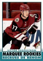 victor soderstrom Hockey Cards 2020 O Pee Chee Marquee Rookies Prices