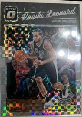 Kawhi Leonard [Checkerboard] Basketball Cards 2016 Panini Donruss Optic Prices