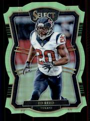 Ed Reed [Neon Green Prizm Die Cut] #106 Football Cards 2017 Panini Select Prices