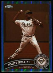 Jimmy Rollins [Sepia Refractor] Baseball Cards 2011 Topps Chrome Prices