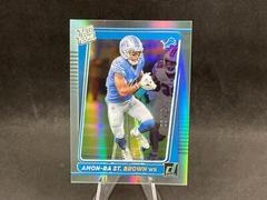 Amon Ra St. Brown [Holo Silver] #84 Football Cards 2021 Panini Clearly Donruss Prices