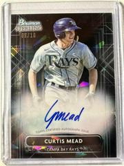 Curtis Mead [Black Atomic] #BSP-75 Baseball Cards 2022 Bowman Sterling Prices
