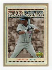 Jose Reyes #SP-JR Baseball Cards 2007 Upper Deck Star Power Prices