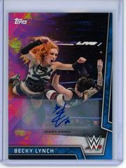 Becky Lynch [Blue Autograph] Wrestling Cards 2018 Topps WWE Women's Division Prices