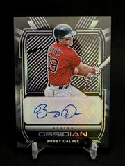 Bobby Dalbec [Purple] #O-BD Baseball Cards 2021 Panini Chronicles Obsidian Autographs Prices