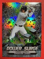 Spencer Jones [Silver] #PS-SJ Baseball Cards 2022 Panini Prizm Draft Picks Power Surge Prices