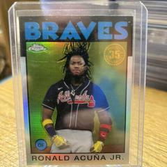Ronald Acuna Jr Baseball Cards 2021 Topps Chrome 1986 Prices