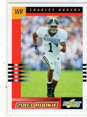 Charles Rogers #294 Football Cards 2003 Panini Score Prices