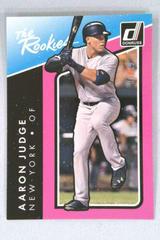 Aaron Judge [Pink Border] #TR-8 Baseball Cards 2017 Panini Donruss the Rookies Prices