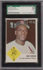 Bob Gibson #61 Baseball Cards 1963 Fleer Prices