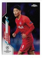 Hee chan Hwang [Purple Carbon Fiber Refractor] Soccer Cards 2019 Topps Chrome UEFA Champions League Prices