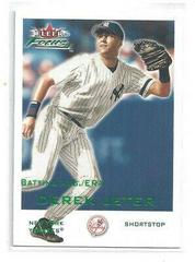 Derek Jeter [Green] #1 Baseball Cards 2001 Fleer Focus Prices