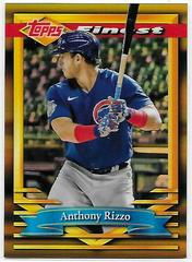 Anthony Rizzo [Gold Refractor] #5 Baseball Cards 2021 Topps Finest Flashbacks Prices