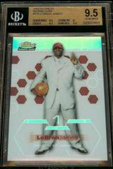 LeBron James [Refractor] #178 Basketball Cards 2002 Finest Prices