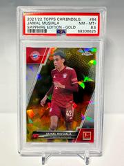 Jamal Musiala [Gold] #84 Soccer Cards 2021 Topps Chrome Bundesliga Sapphire Prices