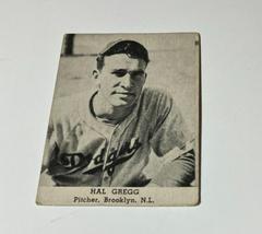 Hal Gregg Baseball Cards 1947 Tip Top Bread Prices
