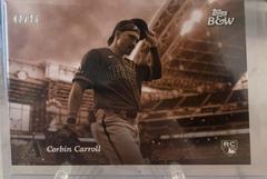 Corbin Carroll [Sepia Filter] #2 Baseball Cards 2023 Topps Black and White Prices