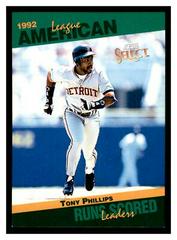 Tony Phillips #37 Baseball Cards 1993 Score Select Stat Leaders Prices