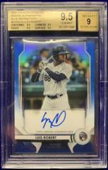 Luis Robert [Blue Refractor] Baseball Cards 2020 Bowman Sterling Rookie Autographs Prices
