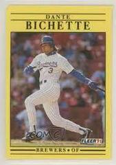 Dante Bichette #U-29 Baseball Cards 1991 Fleer Update Prices