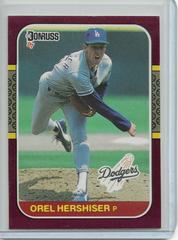 Orel Hershiser #79 Baseball Cards 1987 Donruss Opening Day Prices