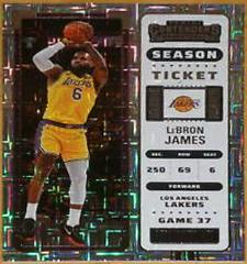 LeBron James [Premium Edition] #36 Basketball Cards 2022 Panini Contenders Prices