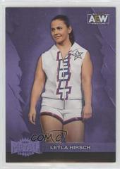 Leyla Hirsch [Purple Spectrum] Wrestling Cards 2022 SkyBox Metal Universe AEW Prices
