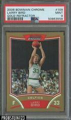 Larry Bird [Gold Refractor] Basketball Cards 2008 Bowman Chrome Prices
