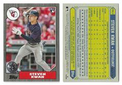 Steven Kwan [Black] Baseball Cards 2022 Topps Update 1987 Prices