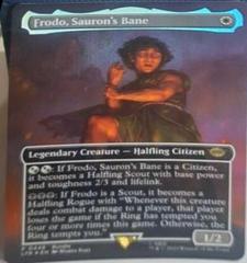 Frodo, Sauron's Bane [Foil] #18 Magic Lord of the Rings Prices