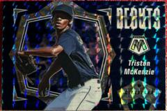 Triston McKenzie [Mosaic] Baseball Cards 2021 Panini Mosaic Debuts Prices