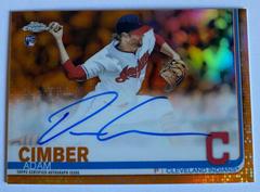 Adam Cimber [Orange Refractor] Baseball Cards 2019 Topps Chrome Rookie Autographs Prices